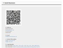 Tablet Screenshot of daniel-baumann.ch
